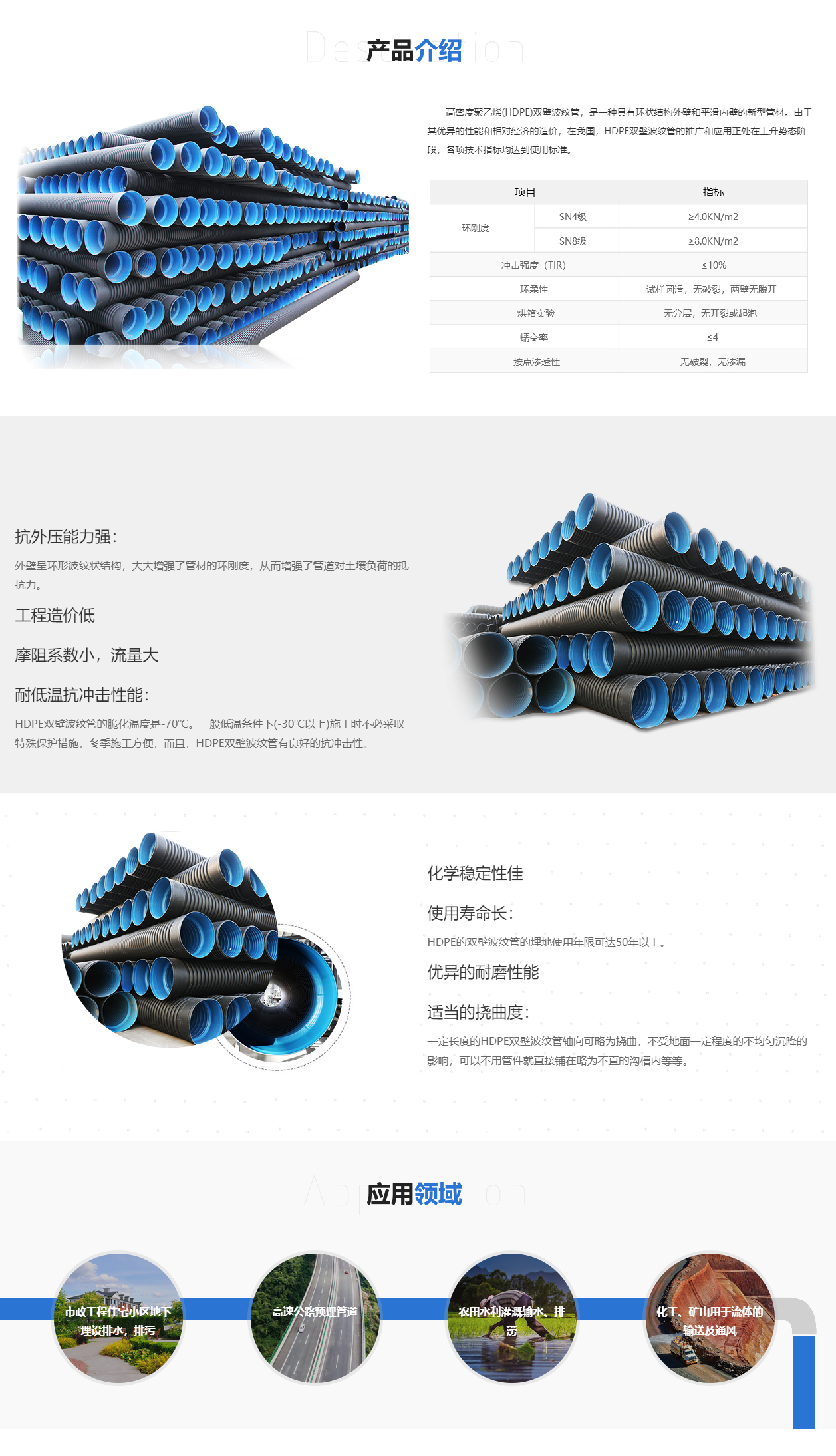 云南希鋮環(huán)?？萍加邢薰綡DPE雙壁波紋管